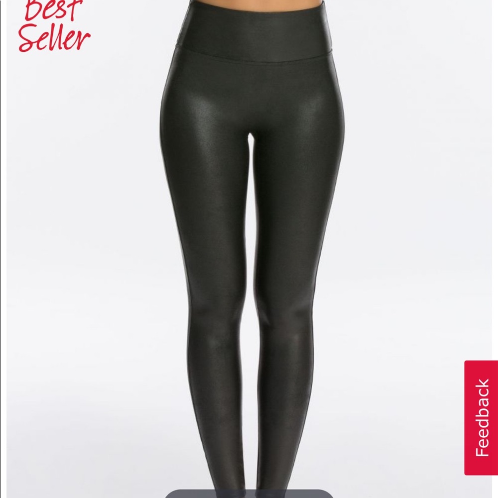 Spanx faux leather leggings